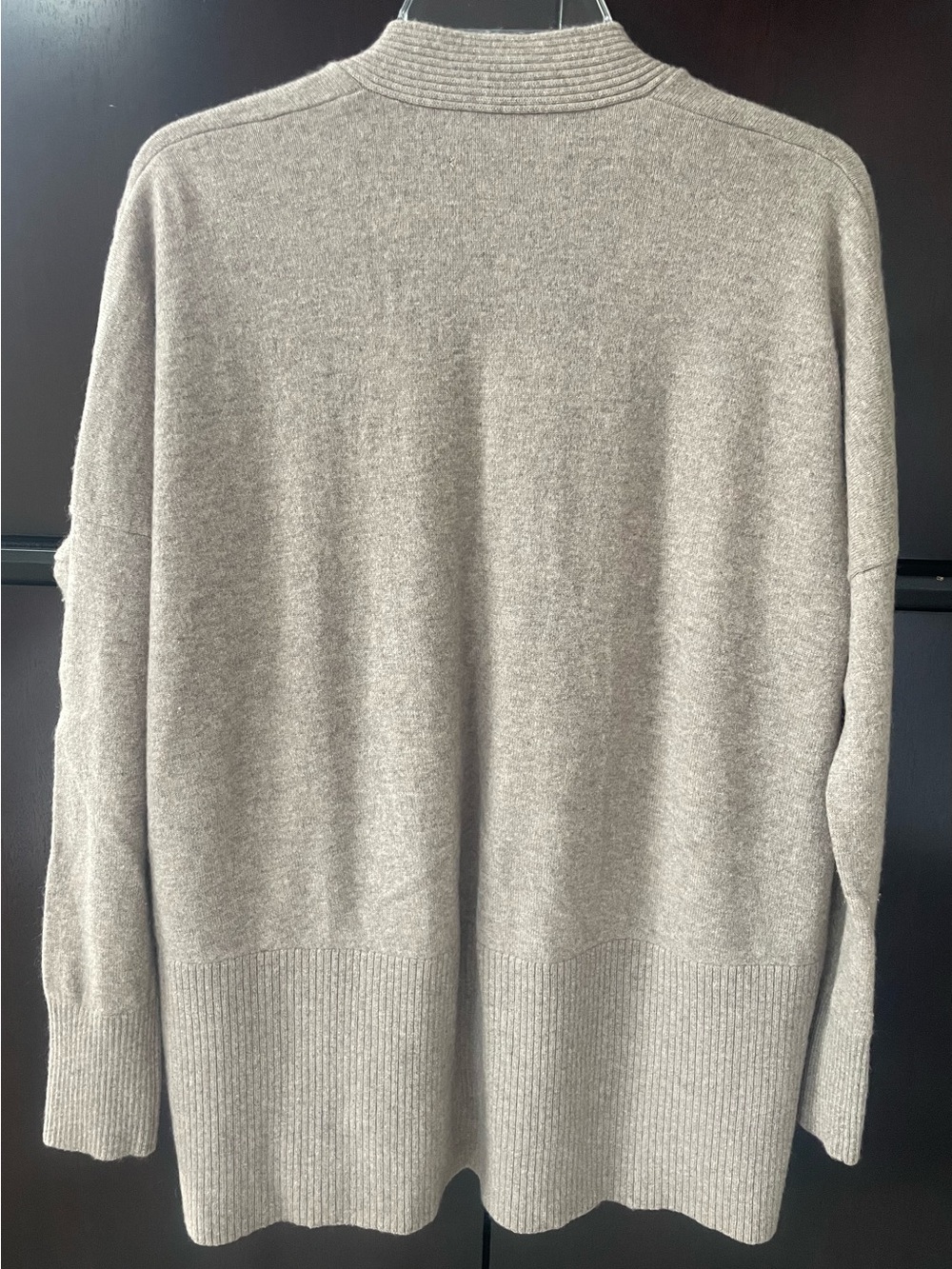 Vince Open Front 100% Cashmere Cardigan - Taupe - Picture 2 of 8